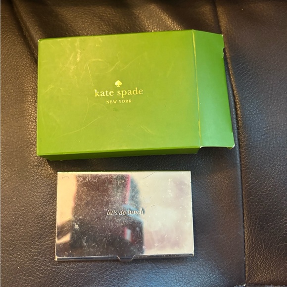 Kate Spade Metallic Card Holder - Picture 1 of 4